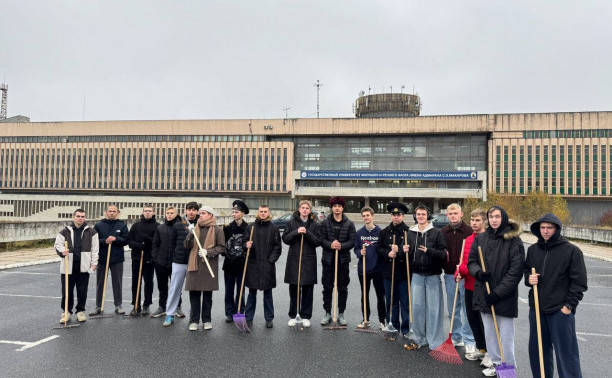 День благоустройства в Учебном городке №4  и подшефном детском саду №2 поселка Стрельна