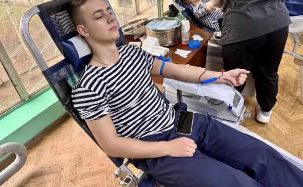 Традиционная акция «Оставайся донором!»  прошла в Учебном городке №4